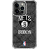 NBA Brooklyn Nets Dark Rust iPhone 15 Pro Clear Case